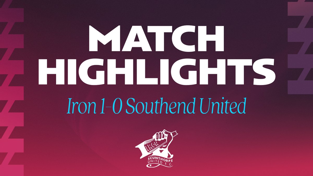 SUFCOfficial's tweet image. ⚽️📺 𝐌𝐀𝐓𝐂𝐇 𝐀𝐂𝐓𝐈𝐎𝐍

Match highlights from the Iron’s 1-0 victory over Southend United in the play-off eliminator 👉 youtu.be/j3uTlbvg67g

Follow your club all season long and watch every game on NLTV on DAZN.

@DAZN_NationalLg

#UTI #IRON