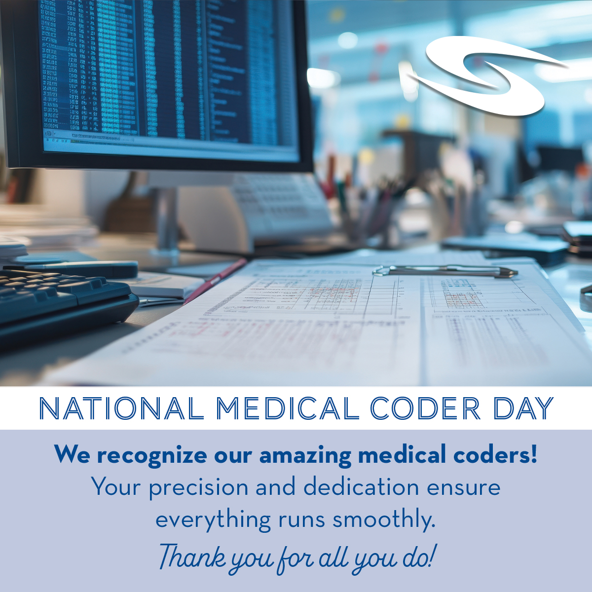 BoneSouthern's tweet photo. Happy National Medical Coder Day! 💻❤️

Today we celebrate the unsung heroes behind the scenes — our incredible medical coders! 🩺📋

At Southern Bone and Joint, our coders ensure accuracy, compliance, and smooth communication between patients, providers, and insurance companies. https://t.co/ArbcAeIIe0