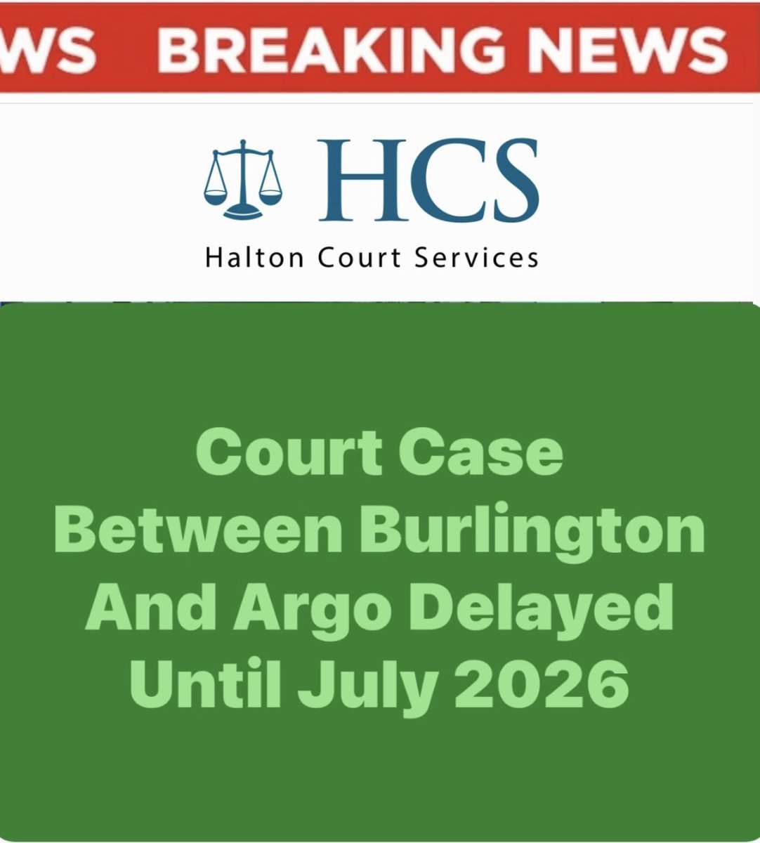 MillcroftAD's tweet photo. The court case regarding Argo Development and the tree removals at Millcroft Golf Course in Burlington has been adjourned to July 2026. 
@AngBentivegna 
@MariannMeedWard 
@BurlingtonTday 
@TheSpec 
@inhalton 
@InsideHalton https://t.co/WQNo9iaiCY