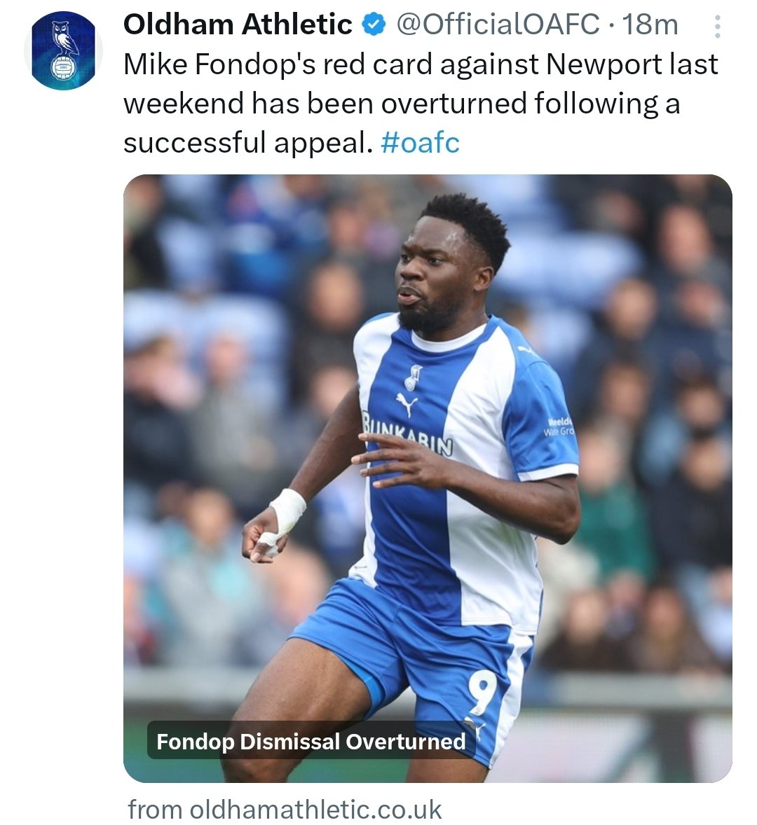 razza_699's tweet image. #oafc