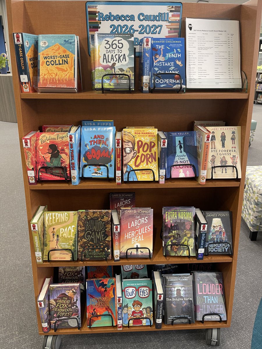 msslibd95's tweet photo. Battle of the books display ready for next year! #lzmss #thrivein95 https://t.co/z0tOMSDywA