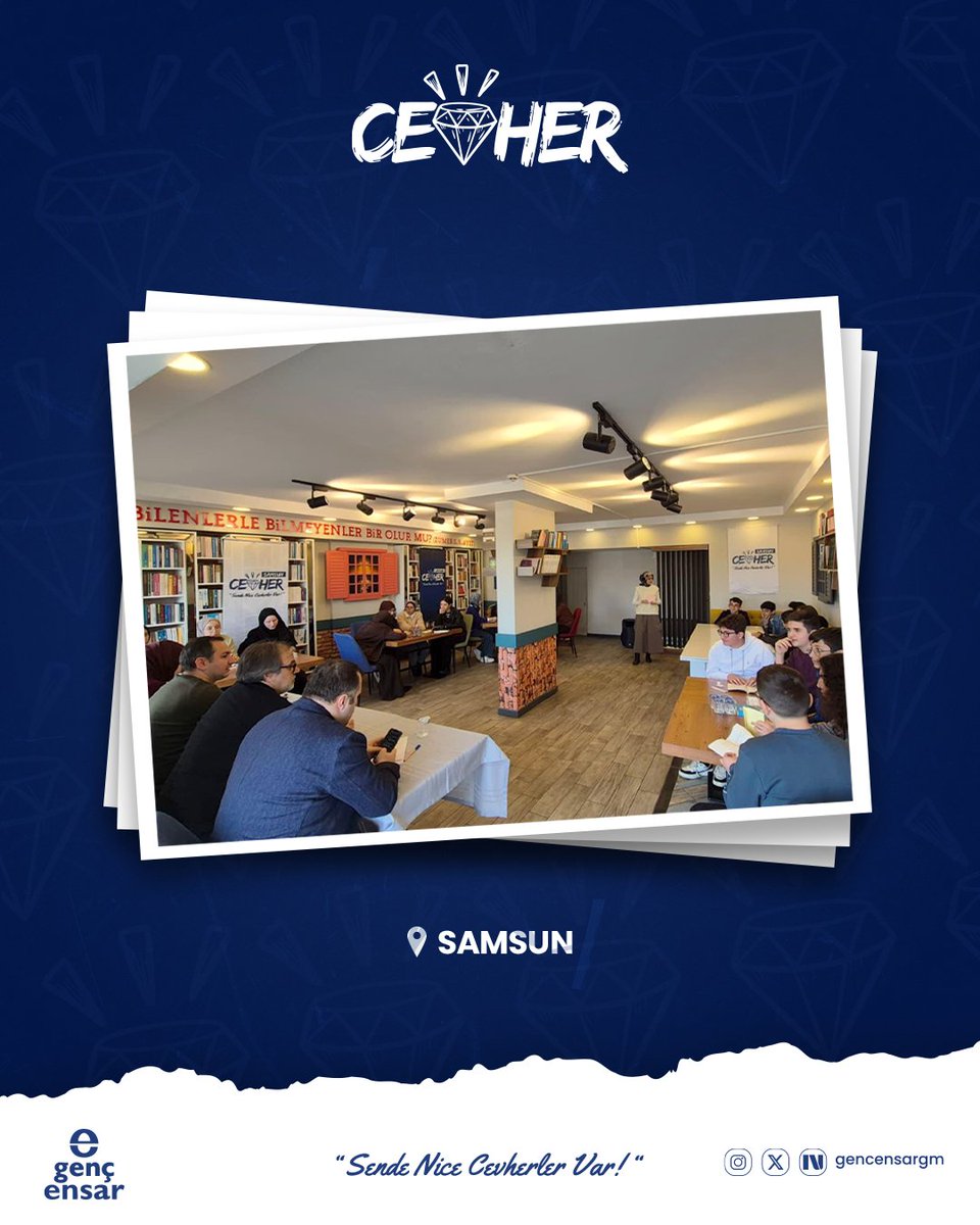 GencEnsarGM's tweet photo. Anadolu’daki CEVHER halkaları ile buluşmalarımız ve derslerimiz devam ediyor! ✨💎

“Sende nice cevherler var!” mottosuyla bir araya gelen öğrencilerimiz, Anadolu’nun dört bir yanında kendi potansiyellerini keşfetme yolculuğunu sürdürüyor. 🌟💪

Paylaşımın, ilhamın ve gelişimin merkezinde yer alan bu buluşmalar, Cevher Projesi’nin ruhunu Anadolu’da hep birlikte yaşatmaya devam ediyor.

#SendeNiceCevherlerVar #Cevher #GençEnsar
