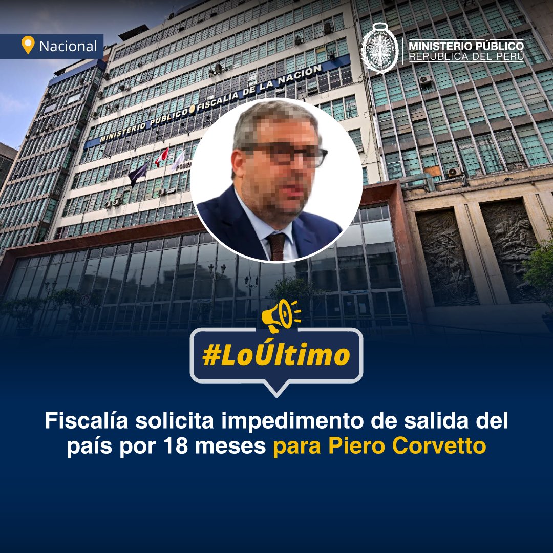 Ministerio Público tweet media