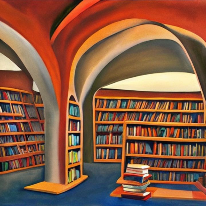 ModahSaleh's tweet photo. Art of the Day! "Public library of books and programs". Buy at: https://t.co/oReGAWOrR2 https://t.co/3ff85QYZqg