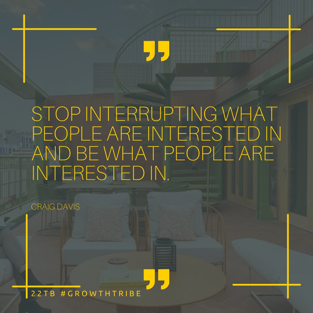 22tribes's tweet photo. Stop interrupting. Start belonging 🎯.

Great marketing doesn't feel like an ad. It feels like a discovery. Don't shout louder, provide value. Be the solution, not the distraction 🚀.

#22tb #22tribes #Marketing #Growth #Quote #CraigDavis https://t.co/Y94WLmOVpN