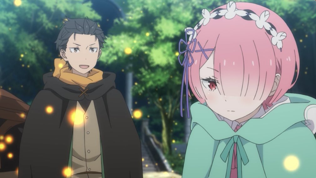 Gray_pixiv's tweet photo. アニメにはなかったけど、ここで火を噴くようにツンデレかますラムも可愛かったんですよね
姉様の珍しいデレシーン…… https://t.co/46L5la8G4I