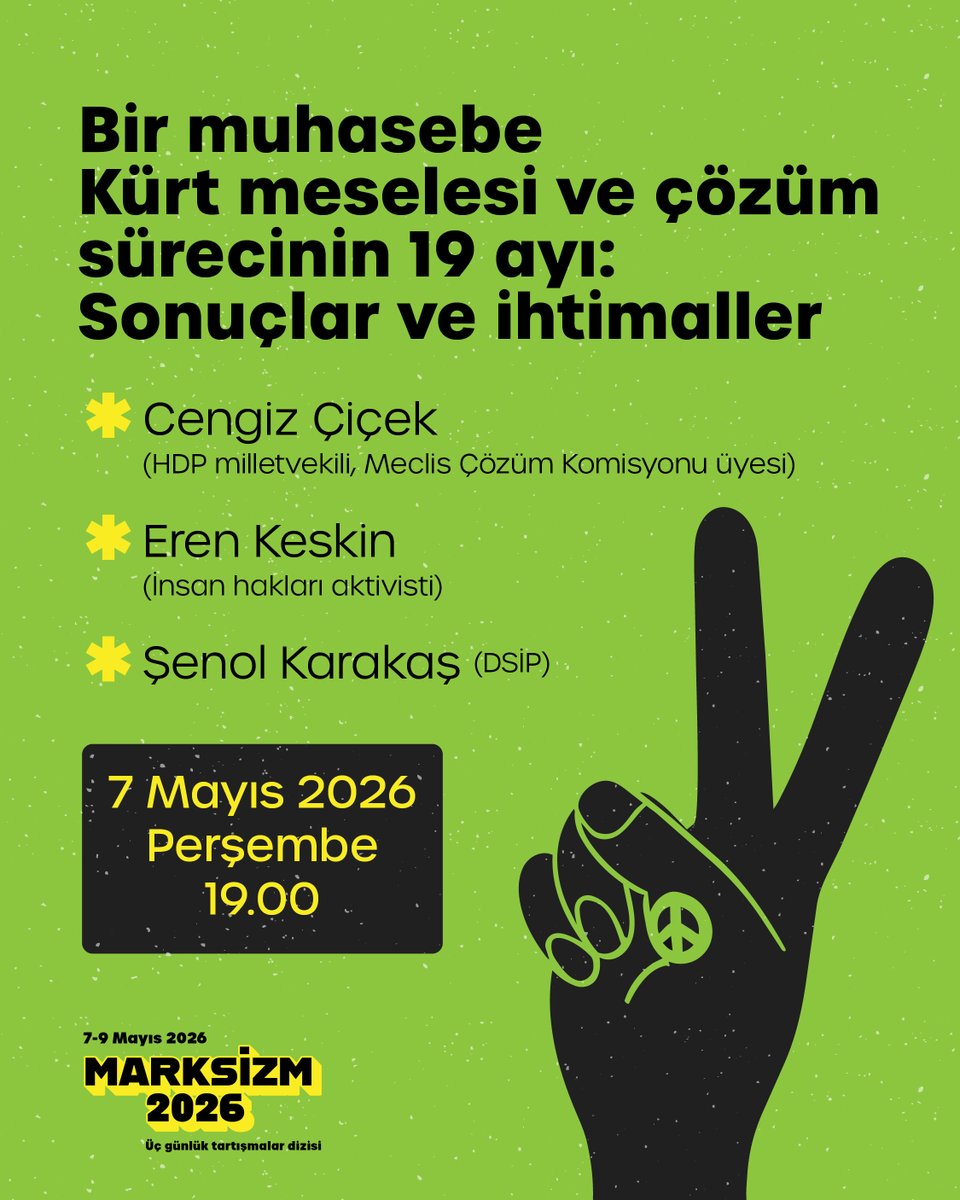 marksizmgunleri's tweet photo. ✊ MARKSİZM 2026

Savaşa, iklim krizine ve aşırı sağa karşı küresel direnişi inşa edelim! https://t.co/vP7DEfmA6c