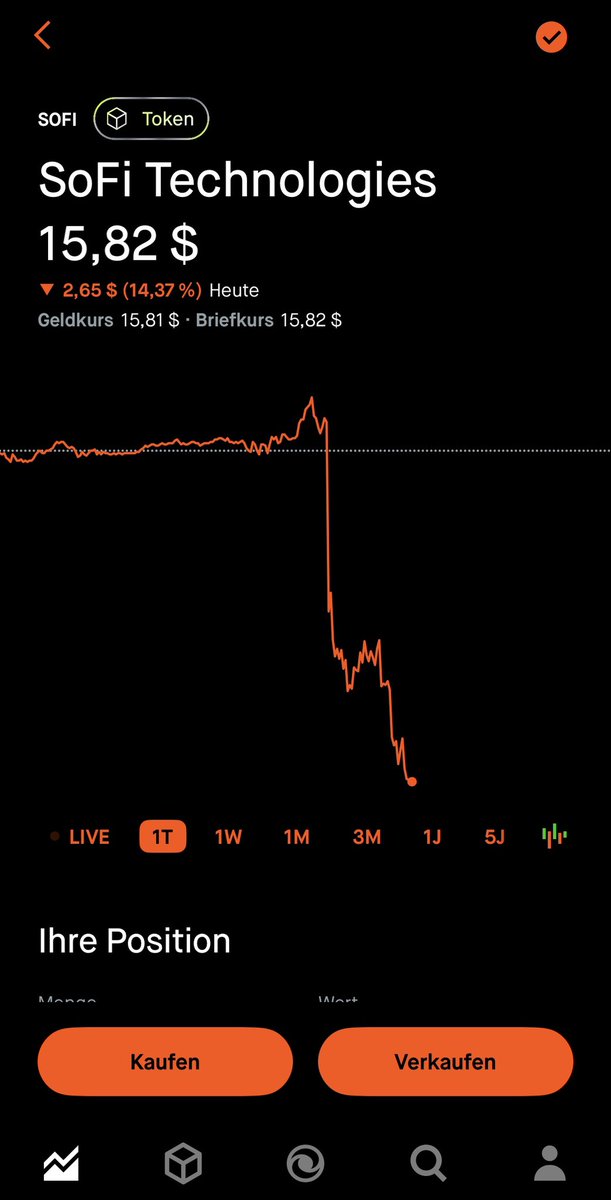 z3ro_value's tweet photo. Gerade $SOFI Aktien im Dip gekauft 📉🔥  
Alle reden von minus %, ich seh nur Chance 👀  

Was meint ihr, smarter Move oder kompletter Fehlgriff?  
Haltet ihr sowas oder lieber schnell wieder raus? 🤔 https://t.co/1C8HXAEYBR
