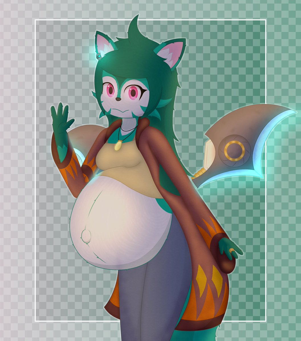 Hello my dear followers, I finally posted something... After more than 4 months after the New Year. I will try to do images much more often...

And Nika is greeting everyone!

To be honest I'm not sure if I'll keep those wings with her. I added them only because they fitted well