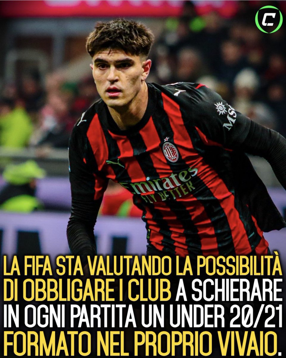 Io leggo ste cose e vado fuori di testa.

Ma che regola dovrebbe essere perdonatemi 

Dovrebbe essere titolare o si potrebbe fare entrare anche al 90’? Si potrebbe sostituire subito come quel giocatore che ti serviva per l’intesa su Ultimate Team?