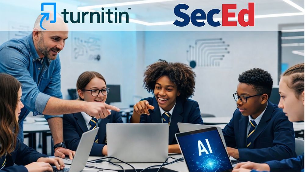 SecEd_Education's tweet image. SecEd Webinar: In this best practice webinar on May 18 with @Turnitin we will offer practical ideas &amp;amp; top tips to help secondary school #teachers &amp;amp; leaders use #ArtificialIntelligence effectively &amp;amp; safely to improve outcomes. Register for free: buff.ly/vEOeCR8