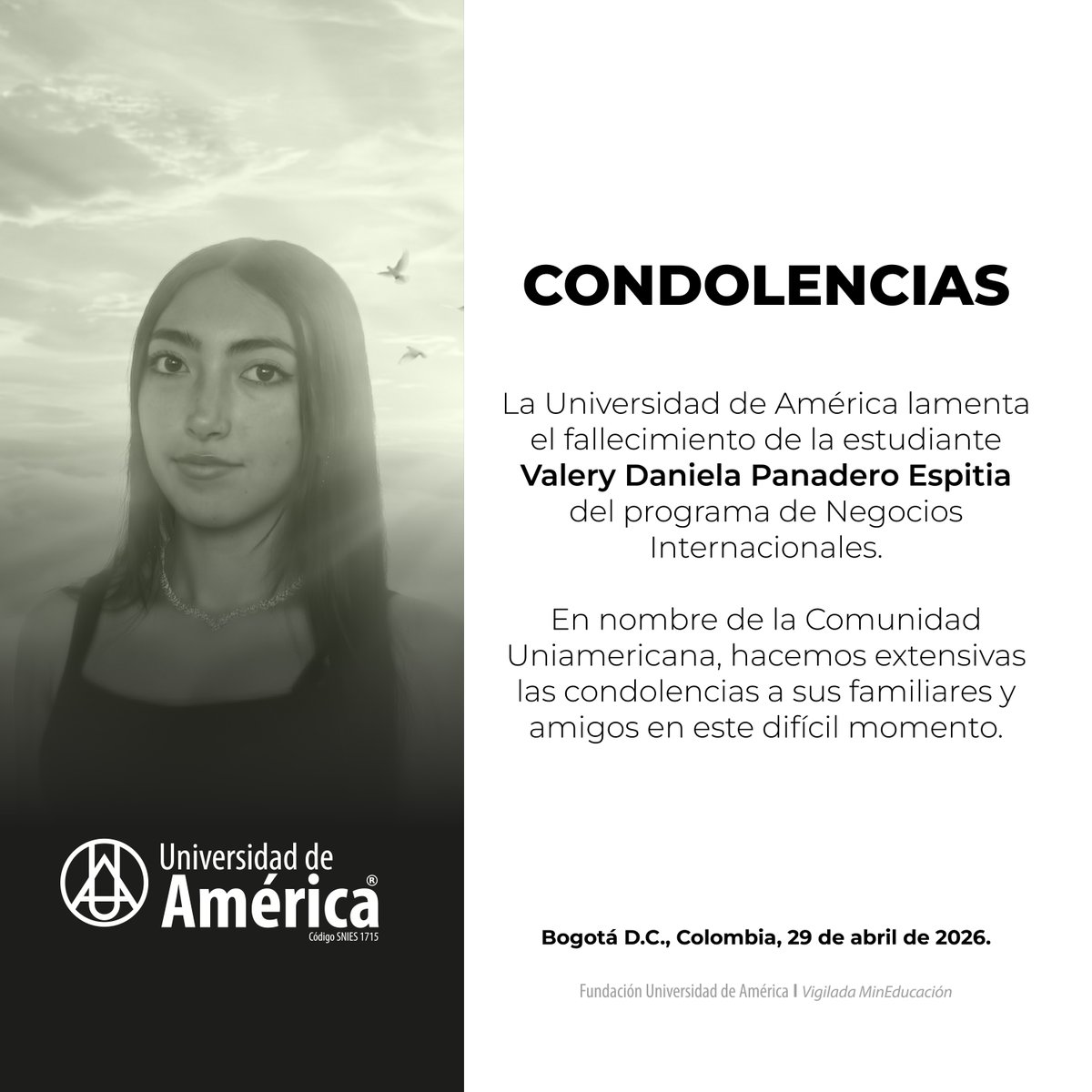 Universidad de América tweet media