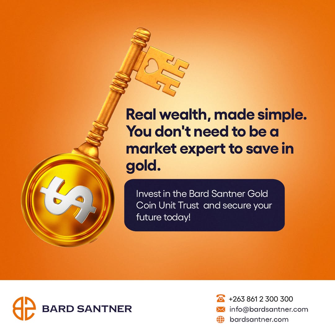 BardSantner's tweet photo. Real wealth shouldn't be complicated!

Whether you're a seasoned investor or just starting out, the Bard Santner Gold Coin Unit Trust makes saving in gold easy. Secure your future today with Bard Santner🔒

Get in touch to learn more:
📞 Phone: +263 861 2 300 300
📧 Email: info@bardsantner.com
🌐 Web: https://t.co/DYYNVQPQio

#GoldInvestment #FinancialFreedom #WealthManagement #BardSantner #InvestInGold
