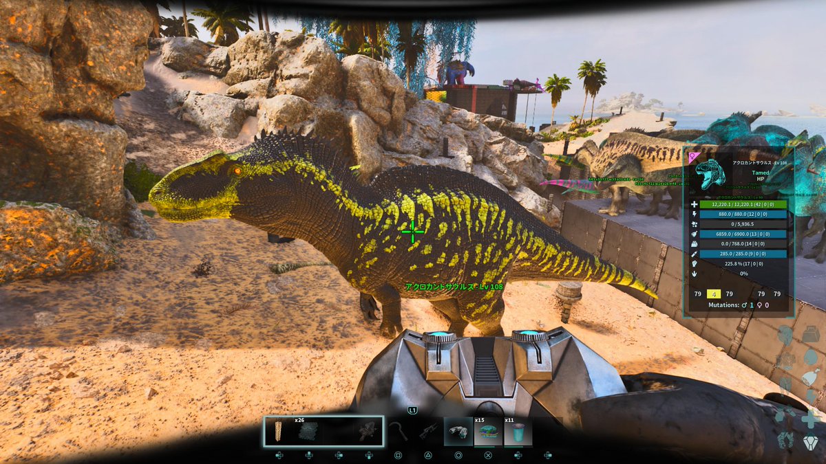 ususio_7's tweet photo. アクロカントサウルス
やっと出来たアクチュアルイエロー😆

#ARK https://t.co/86dWZ8Uemy