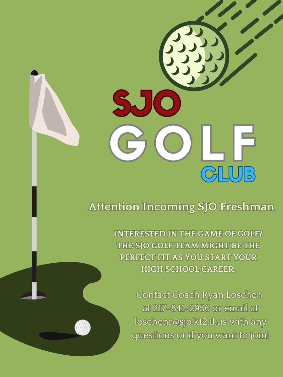 SJO Golf Team tweet media