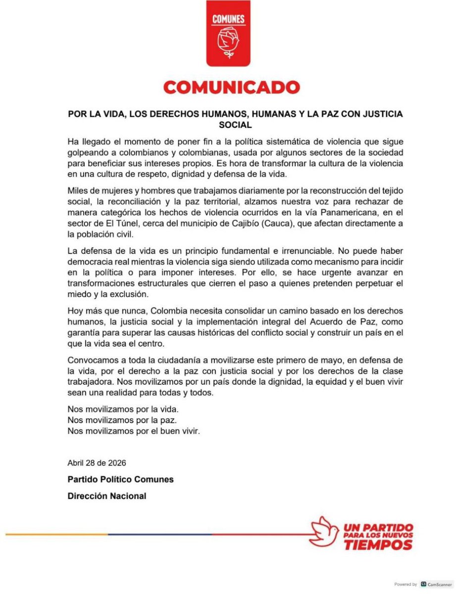 Partido COMUNES 🌹 tweet media
