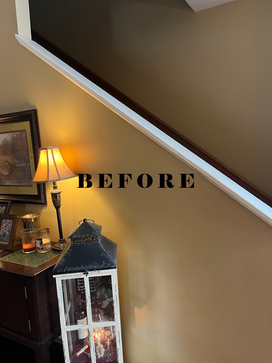 DMBKWillia95537's tweet image. From carpeted to custom ✨We removed the old carpet, opened up the lower wall, and installed McCarran Atwood stair treads for a fresh, modern upgrade. Finished with new paint and secure handrails for both style and safety. 
#UpgradeYourHome #DreamMaker #WilliamsburgVA