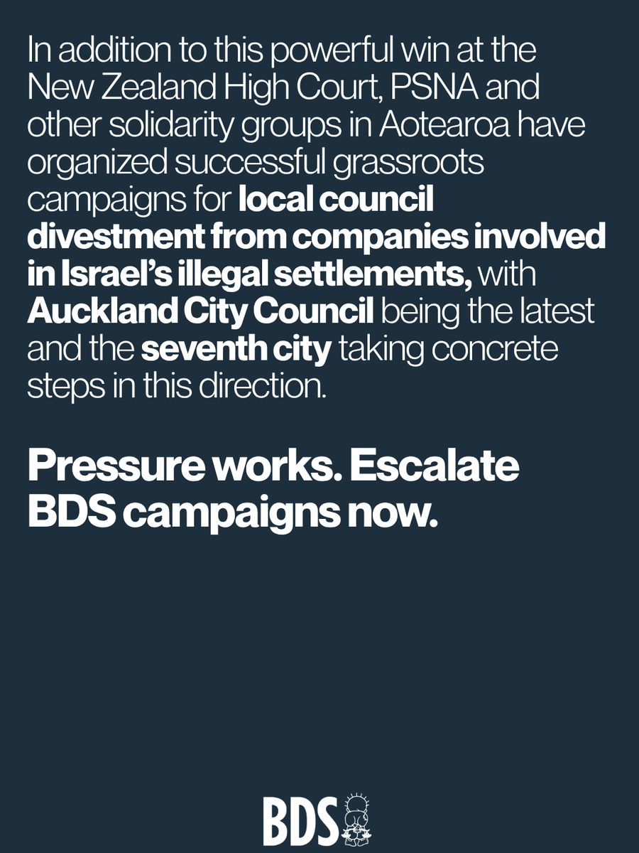 BDS movement tweet media