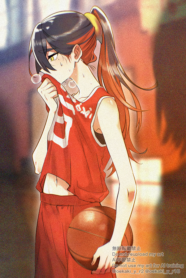 oekaki_y_r2's tweet photo. 運動神経よくて身長高いから🏀部の助っ人として参加するぜゆちゃん先輩？！ https://t.co/04QfVUDDj8