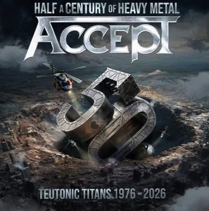 I mean….Check out the line-up on this!  Crazy!  It speaks to how many people Accept influenced!  Once again, I’m honored to be a guest on this and “congrats” to my friends in Accept!

Accept "Teutonic Titans 1976-2026 Release date: September 4, 2026

1 Fast as a Shark - feat.