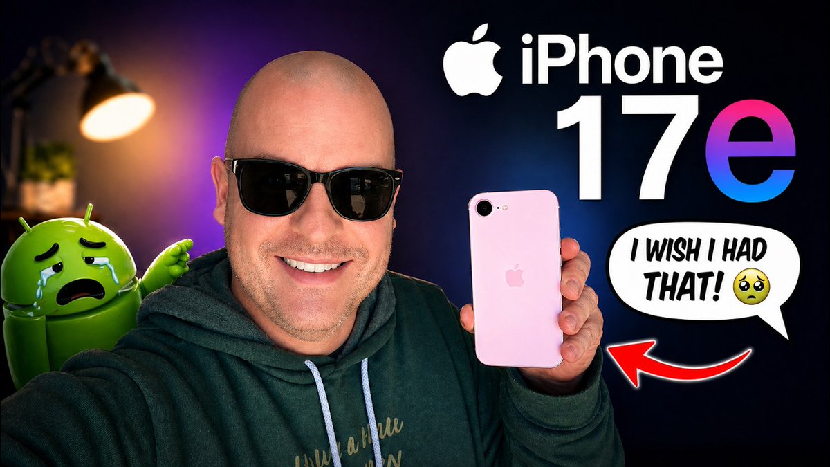 GregglesTV's tweet photo. iPhone 17e Review: Android, Take Notes!

Watch Video
https://t.co/CBytKYAfFW https://t.co/0CPmWSFPbm