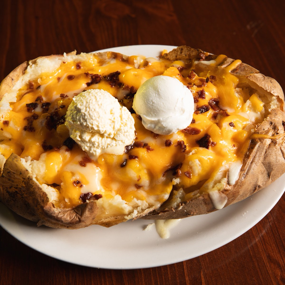 BackPorchTx's tweet photo. The classics just don't miss!!

#bakedpotato #thebackporchkilgore https://t.co/xsgHfYAo07
