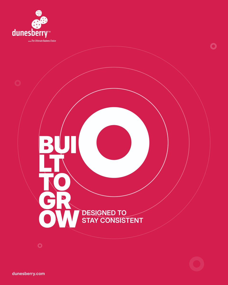 dunesberryworld's tweet photo. Growth doesn’t happen by chance — it’s built with strategy.

Every post, every campaign, every touchpoint should instantly reflect your brand. Because when your audience recognizes you, they trust you — and trust drives sales.

At Dunesberry, even the smallest detail matters.
That’s why we consistently use our signature circular element across creatives — a simple visual that builds strong recognition over time.

Consistency isn’t just branding.
It’s your competitive advantage.

Ready to scale your brand the right way?
Let’s build it together.

#dunesberry #branding #growth #buildyourbrand