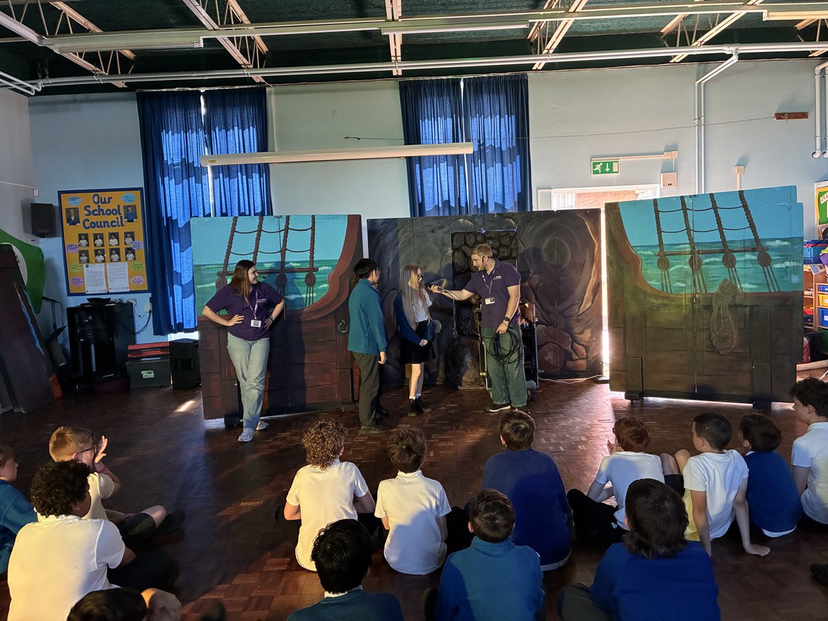 latimerprimary's tweet image. #Class6VL has loved watching ‘Treasure Island’ today. The workshop afterwards has really helped us think about how we will perform our very own production at the end of the year #excitingtimes #endofyearprep #Theatre
