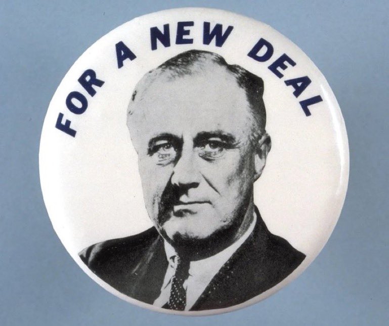 BasedMikeLee's tweet image. FDR’s New Deal didn’t pull us out of the Great Depression 

It prolonged it, and did so in a way that dangerously undermined the Constitution’s core, structural protections—federalism and separation of powers 

We’re still paying the price today