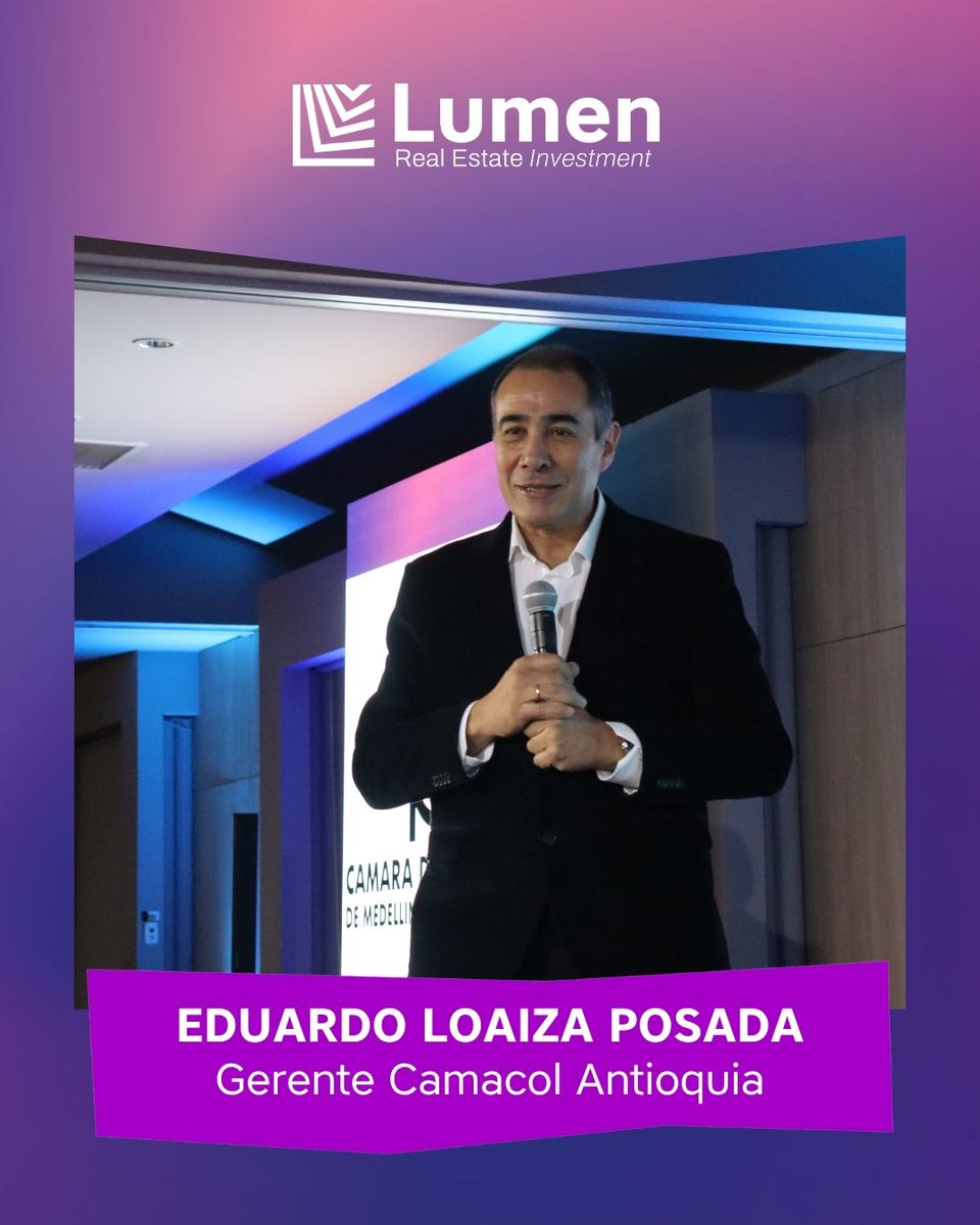 CamacolAntioqui's tweet image. ✨Bienvenidos a #LUMEN

Un espacio para entender hacia dónde va la construcción 🏗️, qué decisiones marcan su futuro y quiénes lideran nuevas oportunidades de inversión.

2 días de conversaciones sobre ciudad, capital, tecnología y visión a largo plazo 💡

#EfectoLUMEN