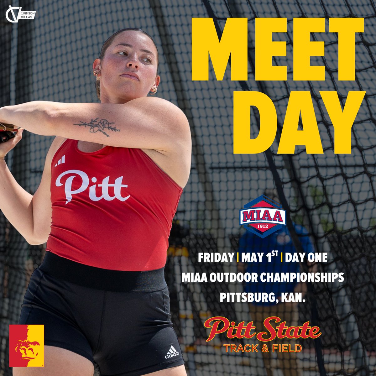 MEET DAY IN PITTSBURG‼️ Pitt State Track and Field hosts day one of the ...
