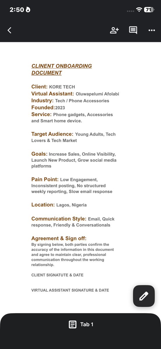 Oluwapelumi The Executive VA tweet media