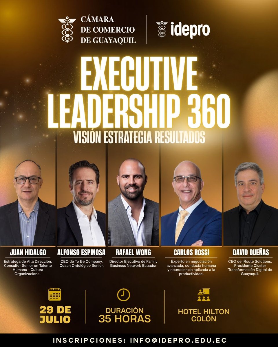 ideproCCG's tweet photo. Potencia tu liderazgo con una visión estratégica 360. 📈👔

Cinco mentes brillantes se unen para redefinir tu visión estratégica en el Executive Leadership 360. 

🗓️ 29 de julio
🏨 Hotel Hilton Colón

‍🗨️ Escribe tus dudas abajo, ¡te leemos! 👇💬 https://t.co/k0nwxvPnqk