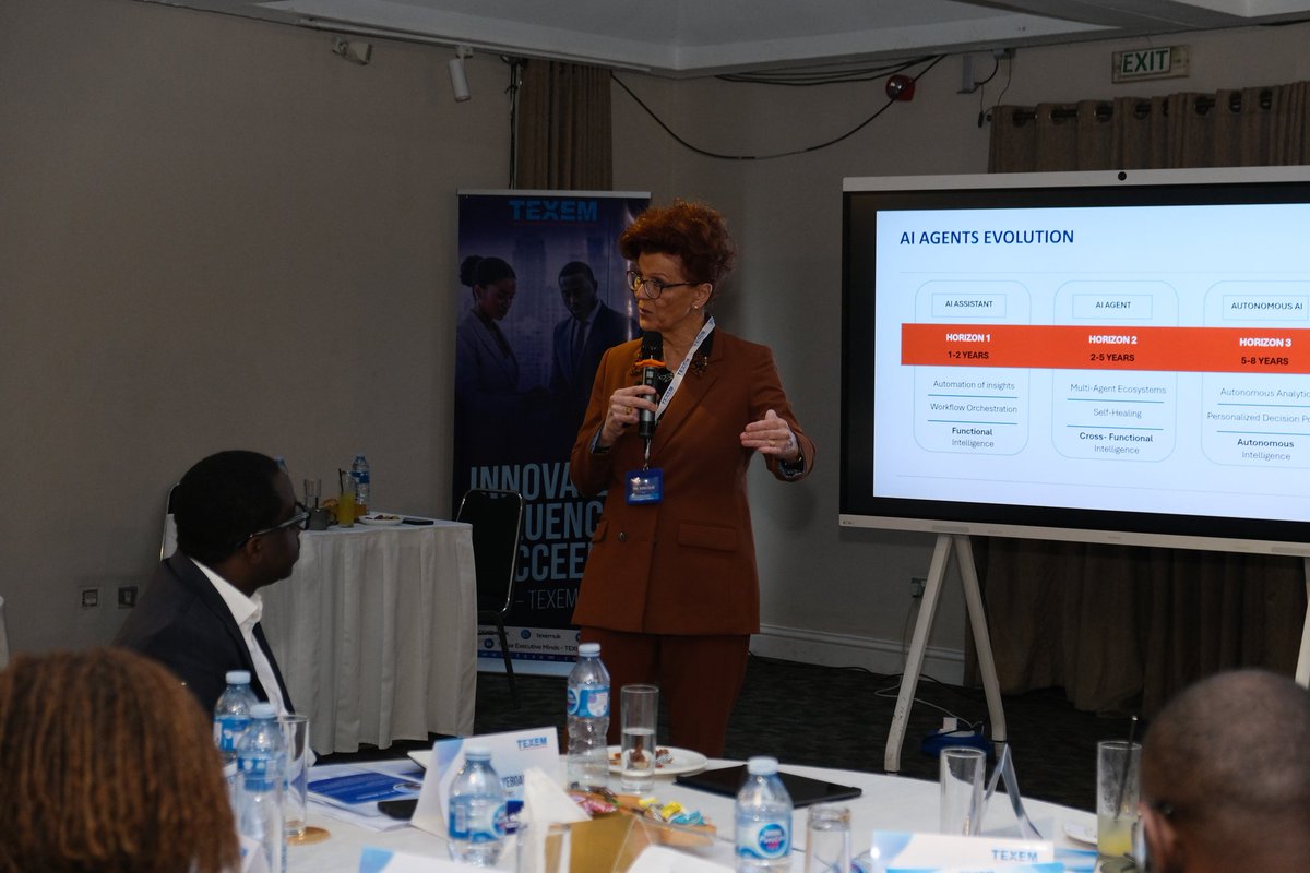 Texem_UK's tweet image. From AI hype to disciplined thinking.
Participants exploring workflow strategy, data quality, and governance as sessions deepen at The Wheatbaker.
#TEXEM #BeyondtheAlgorithm #AILeadership