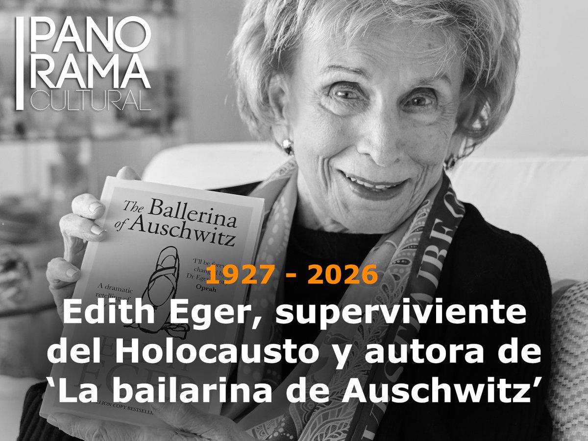 PanoramaCultur's tweet photo. Fallece a los 98 años, #EdithEger. Su novela #LaBailarinaDeAuschwitz supuso un fenómeno editorial con más de 500 mil lectores en castellano. https://t.co/ty7Zu57RMQ