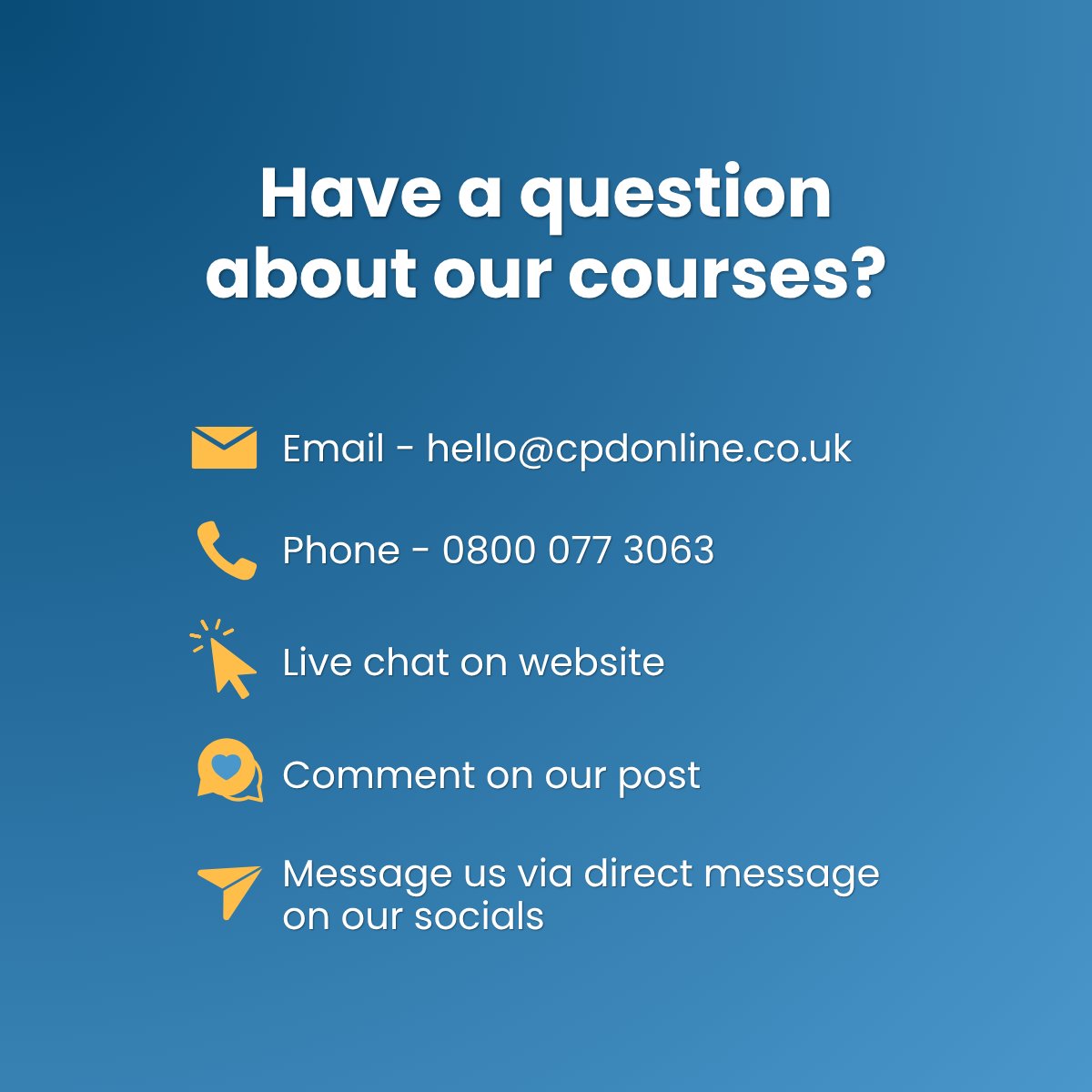 CPD Online College tweet media