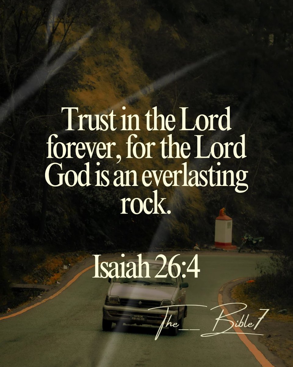 The__Bible7's tweet photo. Isaiah 26:4 https://t.co/GjkgY7xG4K