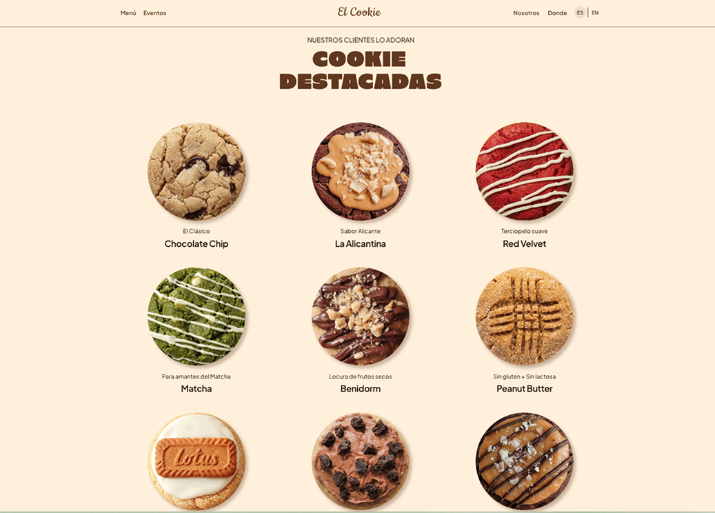 thelaudesigns's tweet image. Been "baking" this for 2 months 👀

Redesigned and built the a cafe /Cookie website from a totally new brand direction that showcases more personality, character, and fun.

Launching soon 🍪
#figmadesign #framer

Sneak peek ↓