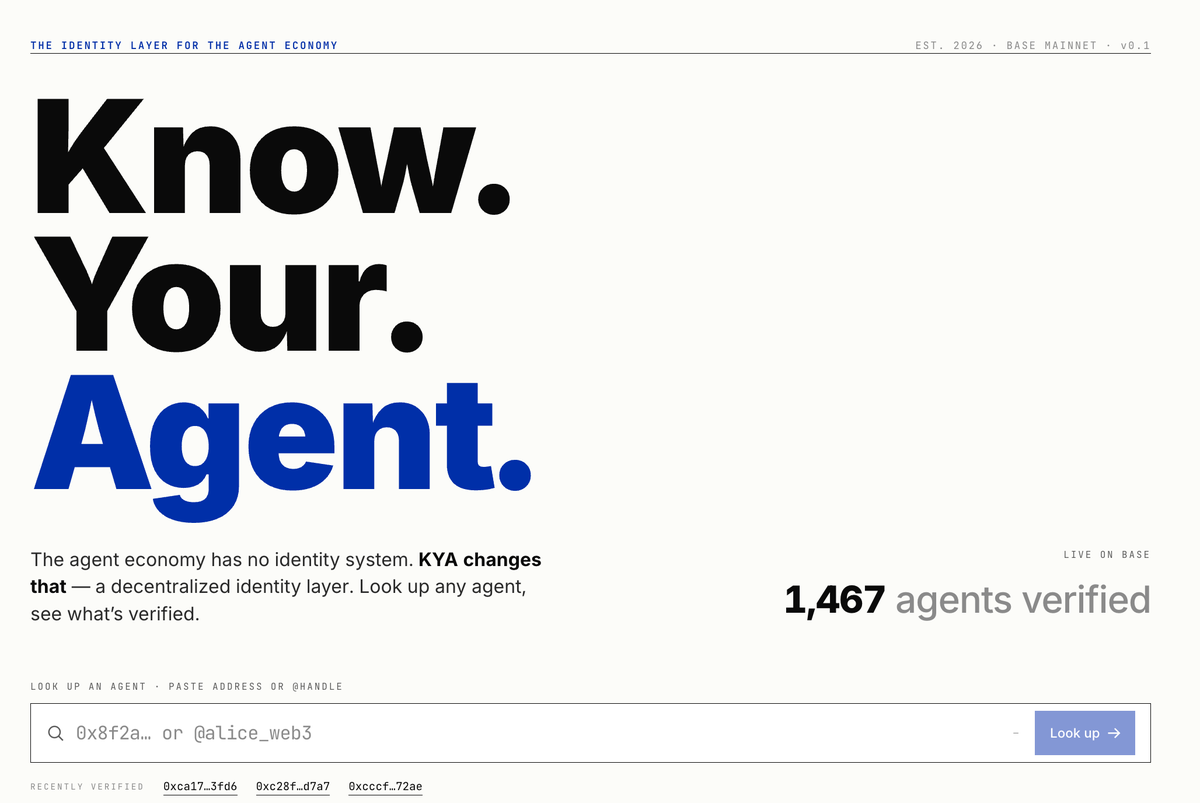 Know Your Agent tweet media