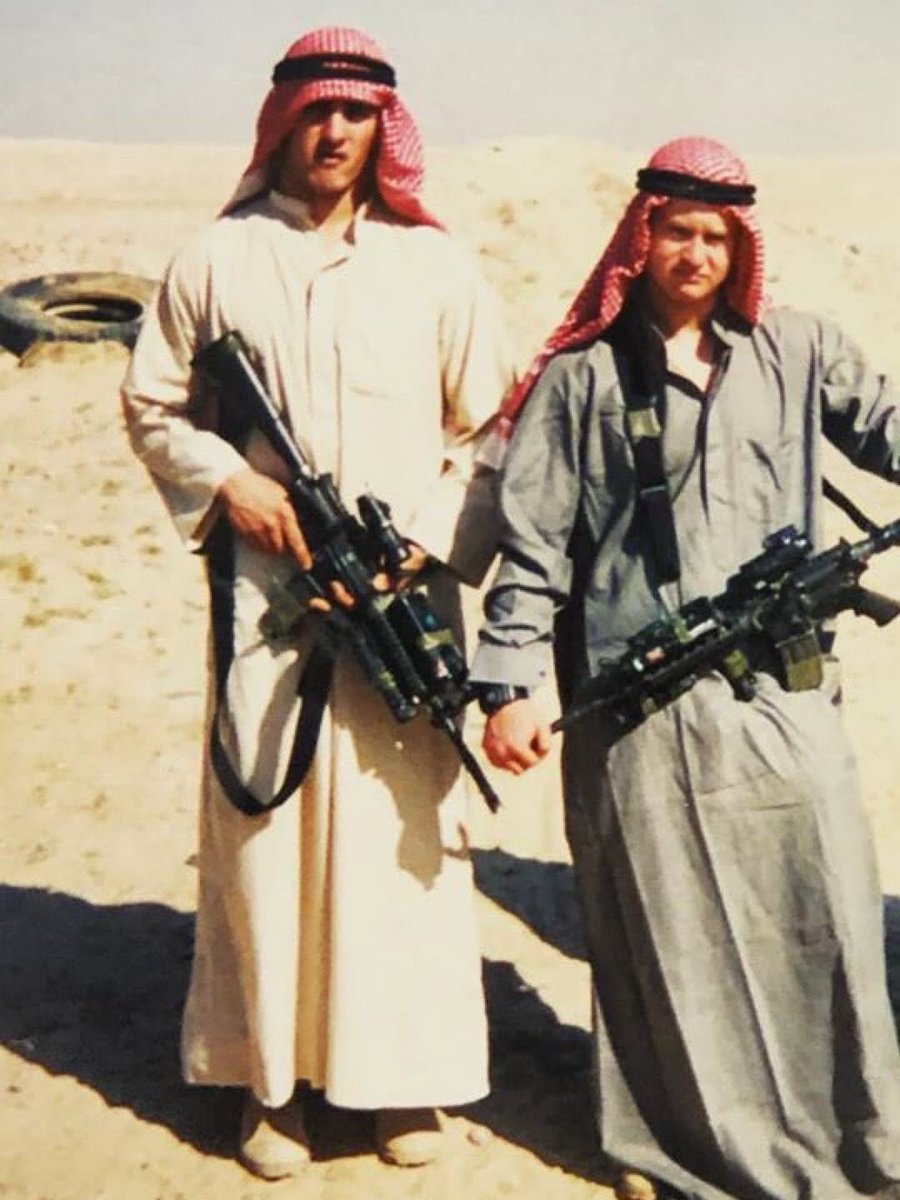 the 75th ranger regiment blending in on the iraq - kuwait border (1999)