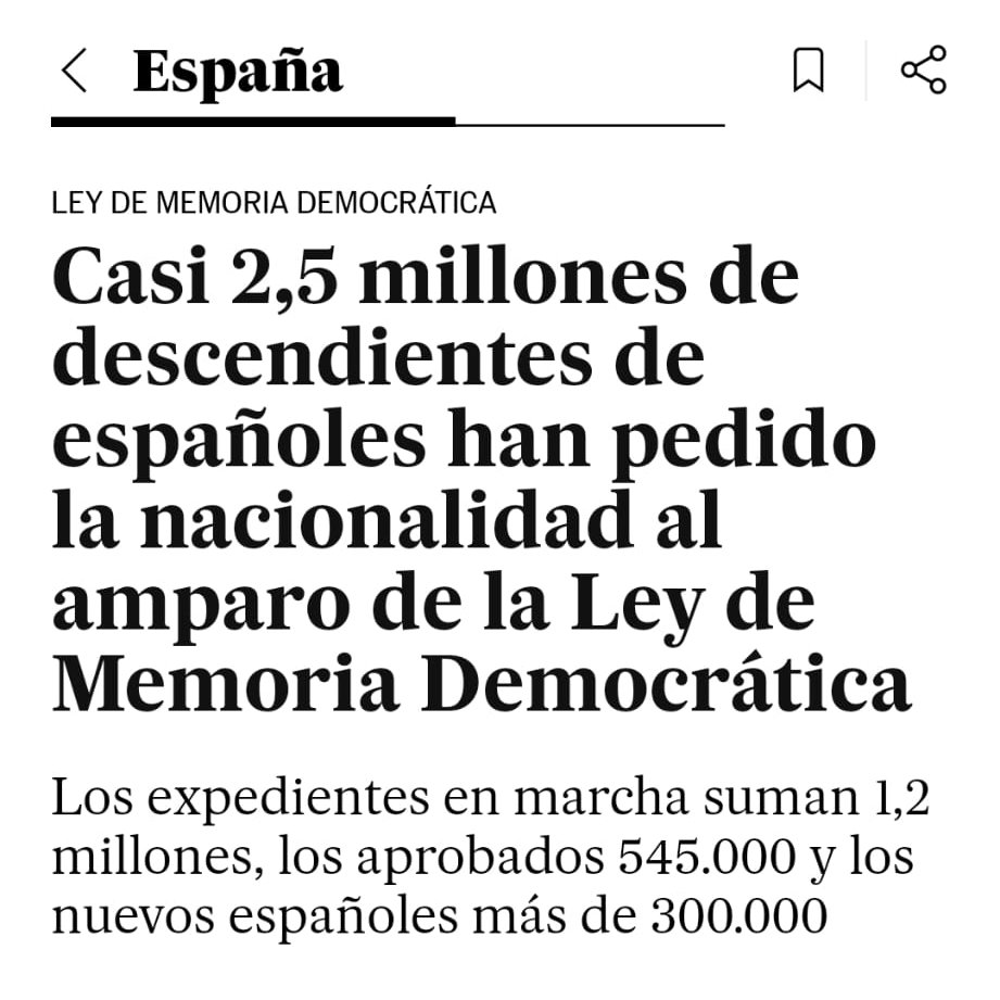 2,5 millones de personas que seguramente nunca hayan pisado España van a tener derecho a decidir el futuro de nuestro país

Es el gerrymandering más obsceno que he visto jamás. Una alteración infame del censo electoral

Yo intento no calentarme, pero es que así es imposible