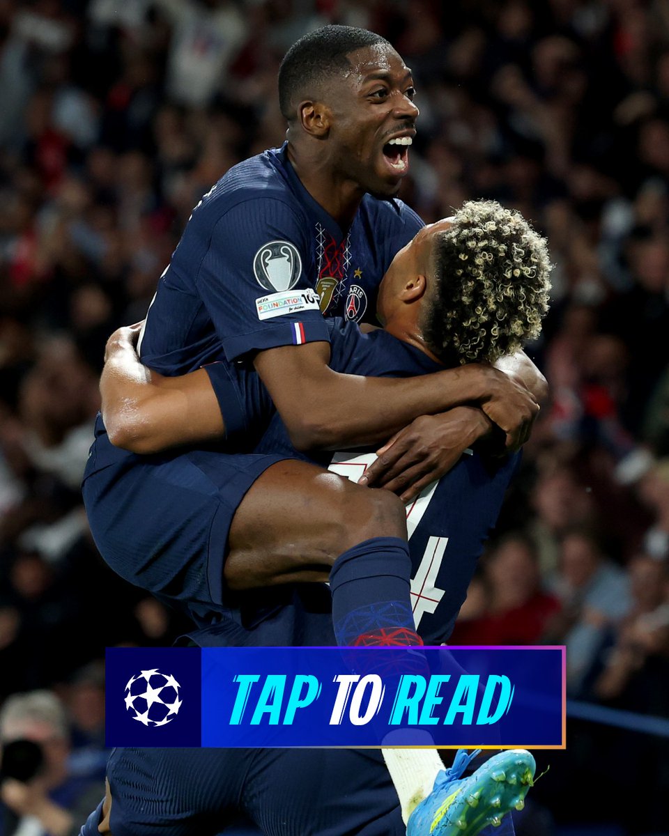 ChampionsLeague's tweet photo. Erik ten Hag: How Paris and Bayern's attacking talent gave us a night to remember 🧐

#UCL