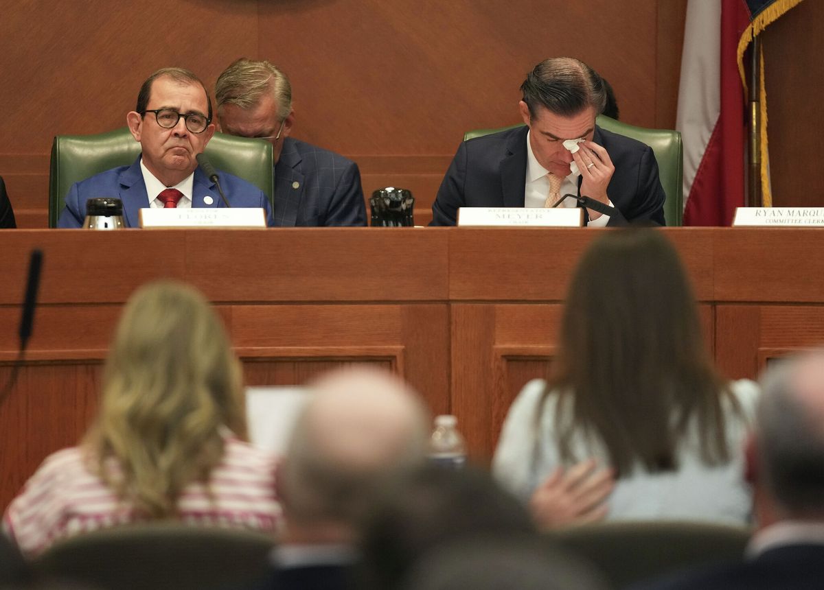 statesman's tweet photo. Family members who own and operate Camp Mystic expressed deep sorrow on Tuesday as they testified about their actions during last summer's deadly floods, which left 25 campers and two counselors dead. But they also defended their work to better prepare for such emergencies going forward.

https://t.co/zOm8M7dzb8