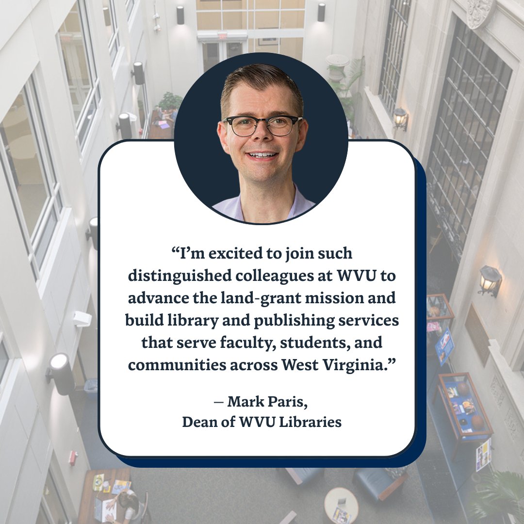WVU Libraries tweet media