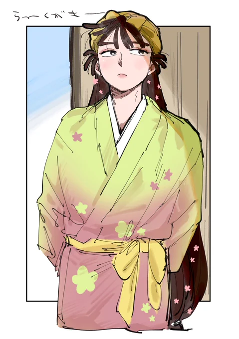 ⚠︎女装注意
天秀と尾らくがき 
