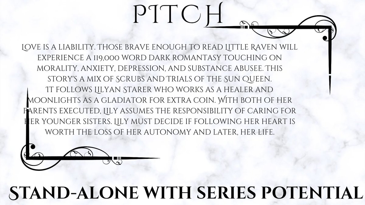 LaurenWise60128's tweet image. Scrubs x Trials of the Sun Queen.
Obey the gods
Betray your family
Forget everything that matters to you
See what happens when the people pleaser chooses herself in LITTLE RAVEN 
A dark romantasy complete with dark humor and banter.
Professionally edited 
 #q #questpit #a #rf #df