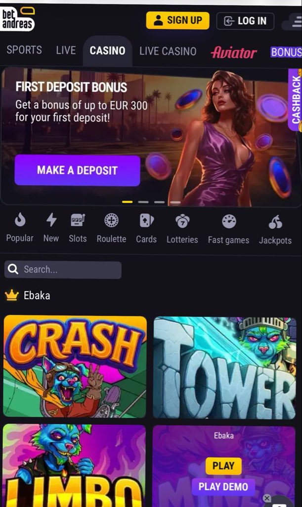 ebakagames's tweet photo. Ebaka just dropped to Betandreas and MOSTBET casinos. 

Ready to play, ready to Ebaka https://t.co/4Md2oMrSaj