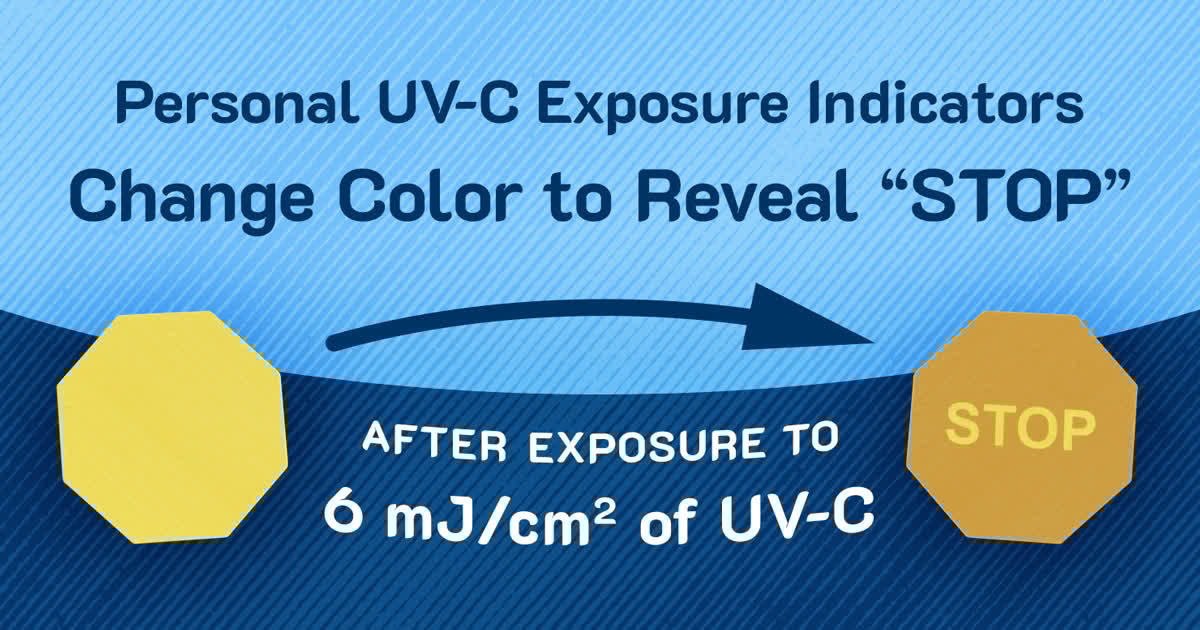 AtlanticUVCorp's tweet image. Personal UV-C Exposure Indicators Change Color to Reveal "STOP" After Exposure to 6 mJ/cm2 of UV-C

Read More ► ultraviolet.com/personal-uvc-e…

#Medical #COVID19