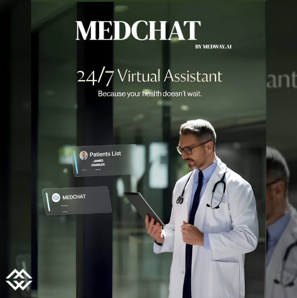 MedwayAI's tweet image. Healthcare doesn’t wait.
Access to information shouldn’t either.
MedChat. Available when it matters.

#HealthTech #DigitalHealth