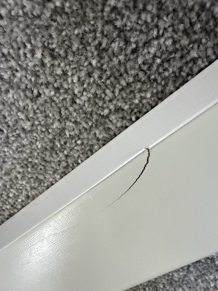 SebastianHymas's tweet photo. @Debenhamscom horrendous quality bed. Cost over £500 and nothing lines up, legs split and told 7 day wait for any reply from your ‘customer service’ email! Poor quality don’t buy!! https://t.co/inTMcxMHku